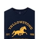 thumbnail image 4 of Yellowstone - Camiseta Dutton Ranch Logotipo de Manga Corta para Hombre (Marino), 4 of 6