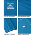 thumbnail image 4 of Big Chill Boys 2T-18 Shark Rash Guard Short Sleeve Long Sleeve Rashguard Swim Shirt UPF 50+, 4 of 5
