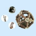 thumbnail image 4 of Reheyre Pet Cat Kitten Matatabi Stick Catnip Bell Ball Silvervine Molar Funny Chew Toy, 4 of 8