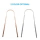 thumbnail image 3 of Limpia Lenguas de Acero Inoxidable, Herramienta Dental para Higiene Bucal, Elimina Mal Aliento y Saburra Lingual, Diseño Ergonómico y Fácil de Usar, Color Plateado, Ideal para Adultos., 3 of 7