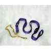 LEAD S/T NYLON W/CHAIN 7FT PRPL