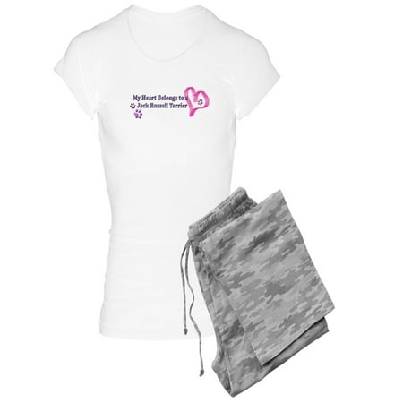

CafePress - My Heart Belongs To My Dog Breed Women s Light P - Women s Light Pajamas