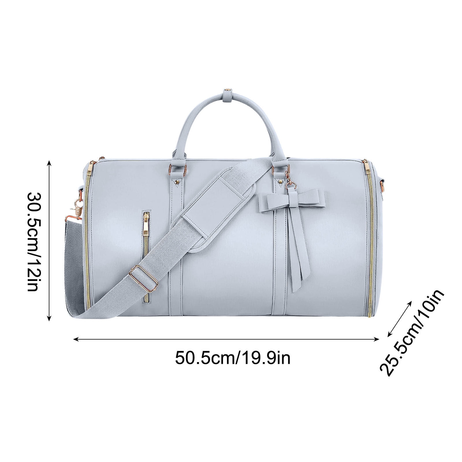 Garment Bags For Travel For Women 2026 Garment Duffle Bag Convertible Foldable 2 In 1 Suit Bag For Hanging Clothes Business Trip Bag With Toiletry Pocket