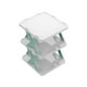 thumbnail image 2 of Estantería de almacenamiento DIY | Organizador ajustable de 3 niveles para zapatos, plantas y baño | Estantería de plástico moderna de estilo escandinavo | Verde, naranja y azul, 2 of 6