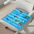thumbnail image 3 of Summer Mat Reusable Ice Pillow Foldable Water Filling Chair Pad Multifunctional Water Seat Cushion For School Travel Home Cushion Support for Couch Kayak Cushion Seat Pressure Release Cushion Car Seat, 3 of 3