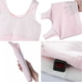 thumbnail image 4 of HAWEE Girls Crop Tops Undershirts Cotton Training Bra Sports Bralette Solid Vest for Kids Teens 7-14Y, 4 Pack, 4 of 6