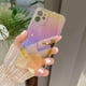 thumbnail image 1 of Funda de teléfono con láser arcoíris a la moda para iPhone 11 12 13 14 Pro Max XS X XR 7 8 Plus Mini SE 2020, funda trasera de lujo para PC Tan Jianjun unisex, 1 of 1