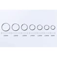 thumbnail image 2 of EOEMY 925 Sterling Silver Sleeper 8-60mm Hoop Earrings-10 mm, 2 of 8