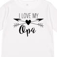 thumbnail image 4 of Inktastic I Love my Opa heart and arrows Boys or Girls Long Sleeve Toddler T-Shirt, 4 of 5