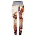 thumbnail image 4 of MKLEKYY Leggings de yoga para mujer, pantalones de yoga deportivos casuales con estampado de conejito de Pascua colorido para mujer, leggings de moda, 4 of 4