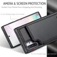 thumbnail image 6 of ShieldPlus for Samsung Galaxy Note10 Plus Case Wallet with Card Holder, Note10 Plus Wallet Case for Women Men with RFID Blocking, Durable Kickstand Shockproof Case for Galaxy Note10+, Black, 6 of 7