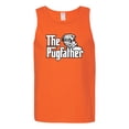 thumbnail image 2 of Wild Bobby,The Pugfather Funny Godfather Movie Logo Pug Parody, Father's Day, Men Graphic Tank Top, Orange, Large, 2 of 3
