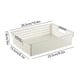 thumbnail image 3 of Cesta De Almacenamiento De Plástico Cesta de almacenamiento de plástico blanca, impermeable, multiusos, organizador para baño, ropa sucia y juguetes (1 unidad) JASKFLY, 3 of 9