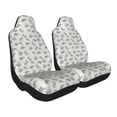 thumbnail image 2 of Sikiie Hand Drawn Squirrel Car Seat Covers 2PCs Front Car Seat Covers Universal fit for Most Cars SUVs and Trucks-1, 2 of 9