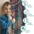 thumbnail image 3 of Blackout Kids Curtains,Multicolor Paisley Pattern Childrens Insulated Curtains Set Of 2,Bedroom Essentials,Toddler Room Decor 52x63in(132x160cm), 3 of 5