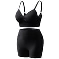 thumbnail image 2 of Bovxnpu Womens Workout Set Matching Gym Outfits Summer Yoga Outdoor Athletic Fitness Camisole Bra Shorts Set Summer Outfits, 2 of 3