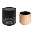 thumbnail image 2 of Big Belly Wooden Cup - Rubber Wood Charcoal Grilled Cup, 10 oz, Single Pack with Kraft Paper Tube, Style D, 2 of 3