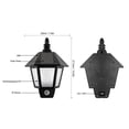 thumbnail image 3 of Lámpara De Pared Con Luz Led Hexagonal Activada Por Movimiento Solar A Prueba De Agua Luz Nocturna Encendida Automáticamente Por La Noche Para Jardín Patio Camino Valla Escaleras Scienceny HA021267-00, 3 of 7