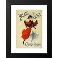 thumbnail image 2 of Jules Chéret 11x14 Black Modern Framed Museum Art Print Titled - Champs-Elysees Ice Palace (1894), 2 of 5