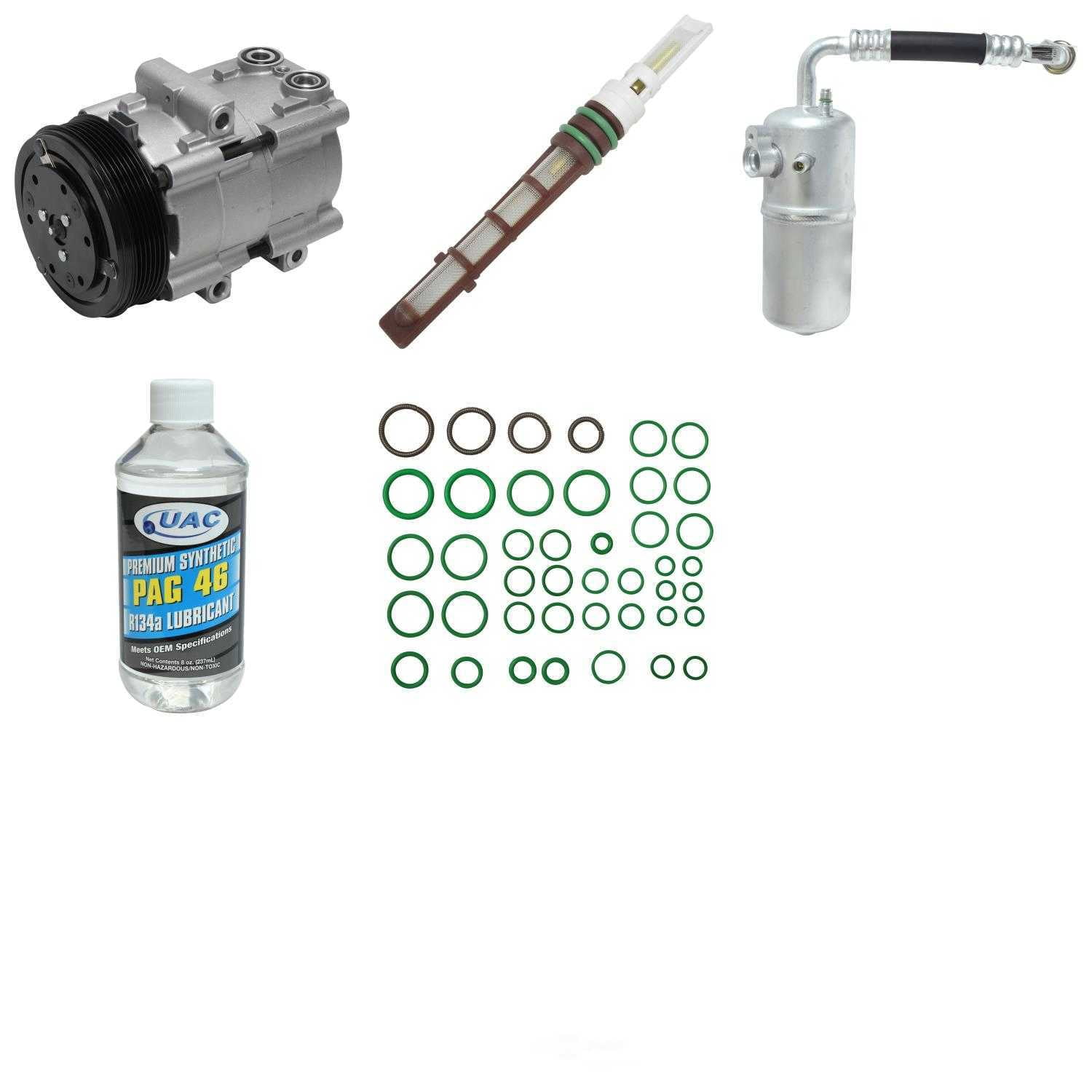 A/C Compressor and Component Kit -- Compressor Replacement Kit Fits select: 2004 FORD F150