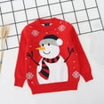 thumbnail image 2 of BJUTIR Boys Sweaters Youth Teen Boys Girls Christmas Cartoon Knit Print Sweater Knitwear, 2 of 9