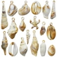 thumbnail image 2 of U8MO 20pcs Acrylic Conch Charms Pendants for Handmade Diy Necklace Bracelet Keychain-10# 20x41mm-17288, 2 of 9