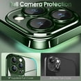 thumbnail image 3 of Crystal Clear Case for iPhone 13 Pro Max, [Not Yellowing] [Military Grade Drop Tested] Shockproof Protective Phone Case Soft Silicone Slim Cover with Camera Protection, 6.7 inch, Dark Green, 3 of 17