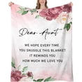 thumbnail image 1 of LHSHID Daughter Birthday Gifts Gifts for Daughter from Dad Daughter Blanket from Dad Daughter Gifts for Birthday Graduation Father Daughter Gifts to My Daughter Blanket Throw 40"x50", 1 of 6