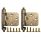 thumbnail image 1 of Bisagras Empotradas Superpuestas Likrtyny para puerta de Armario 2 Piezas con tornillos 1/2 pulgada, 1 of 9