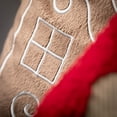 thumbnail image 2 of 14"H Sullivans Gingerbread House Christmas Throw Pillows Set of 2, Multicolor, 2 of 4