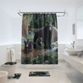 thumbnail image 2 of AUQ Shower Curtain Set,Ties Every Aesthetic Bathroom Shower Curtain Sets,Designed for Long Use Bathroom Shower Curtain Sets,90X180_240G, 2 of 4