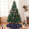 thumbnail image 7 of Lsque Watercolor Stars1 Print Christmas Tree Skirt, Tree Skirt with Ties or Velcro, Perfect for Holiday Decorations, Halloween, and New Year-36", 7 of 7