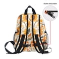 thumbnail image 5 of FORMRS School Backpack with Front Zippered Pocket 12" Student Travel Daypack, Watercolor Sunflowers and Leaves, 5 of 6