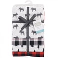 thumbnail image 2 of Hudson Baby Infant Boy Cotton Flannel Receiving Blankets, Gray Moose, One Size, 2 of 2