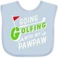 thumbnail image 3 of Inktastic Going Golfing with My Pawpaw- Kids Golf Boys or Girls Baby Bib, 3 of 4