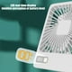 thumbnail image 5 of Ventilador, ventilador de techo, ventilador de escritorio, ventilador portátil, pantalla digital LED, ventilador de mesa recargable a batería, ventilador portátil plegable de 180 grados, 5 ajustes, ad, 5 of 9