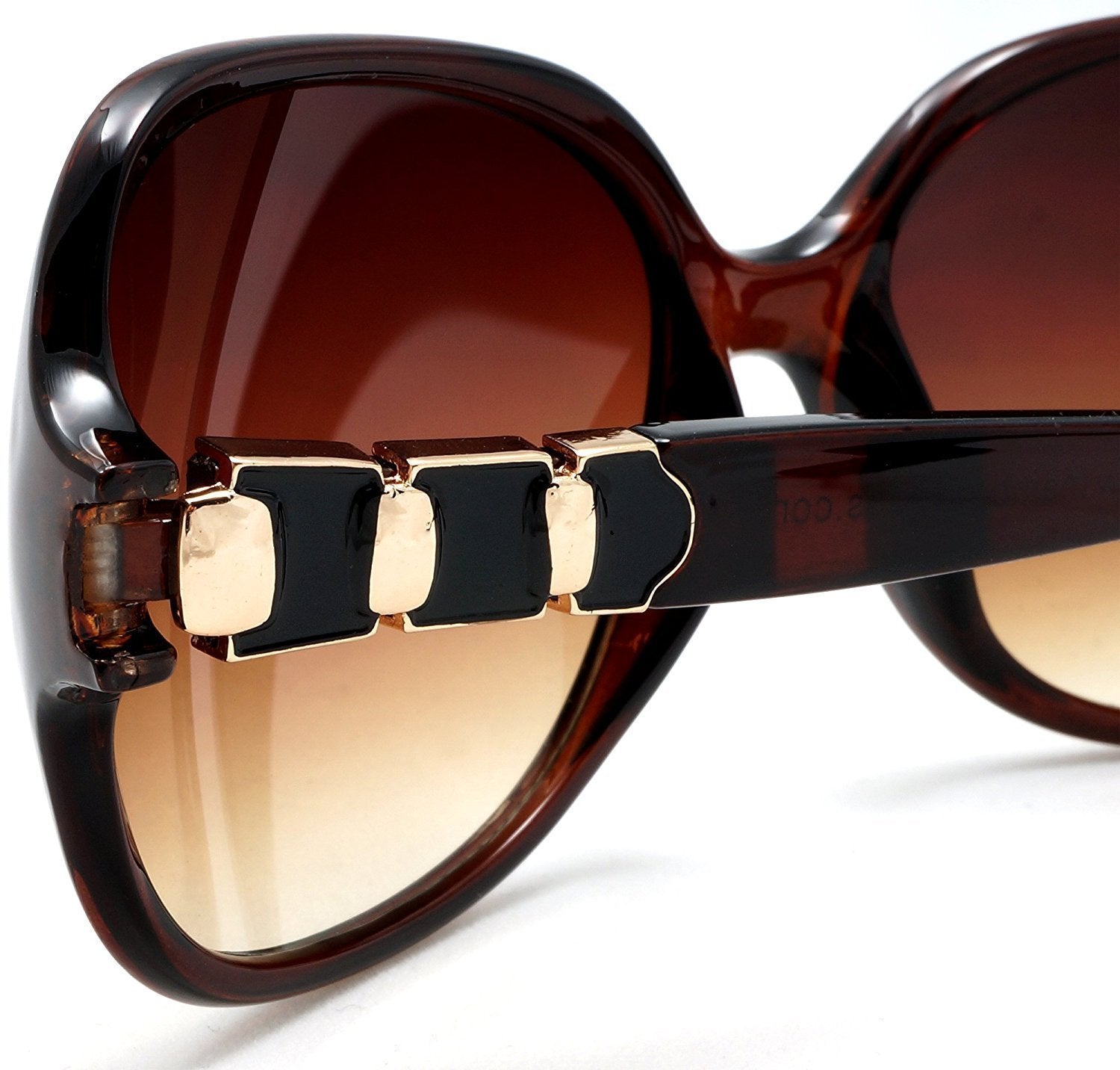 Women's Oversized Fashion Classic Polarized Sunglasses - Bombshell - Brown - image 4 of 6