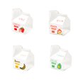 thumbnail image 2 of Vaso de vidrio Billuyoard Caja cuadrada 301-400ml Fresa, 2 of 6