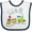 White and Navy, variant on Inktastic Second Birthday Party Train Boys or Girls Baby Bib