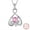 Pink - Silver, variant on Pink Ballerina Dancer Pendant Necklace October Birthstone CZ 925 Sterling Silver Women Christmas Valentine's Day Birthday Gifts for Daughter