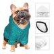 thumbnail image 3 of Balery Blue Green Glitter Sudadera con Capucha para Perros Pequeños – Ropa para Mascotas, Disfraz para Perros y Gatos, Ideal para Fiestas y Cosplay-X-Large, 3 of 7