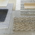 thumbnail image 5 of Hauteloom Ironia Living Room, Bedroom Area Rug - Bohemian, Transitional - Navy, Light Gray, Gray - 4' x 6', 5 of 12
