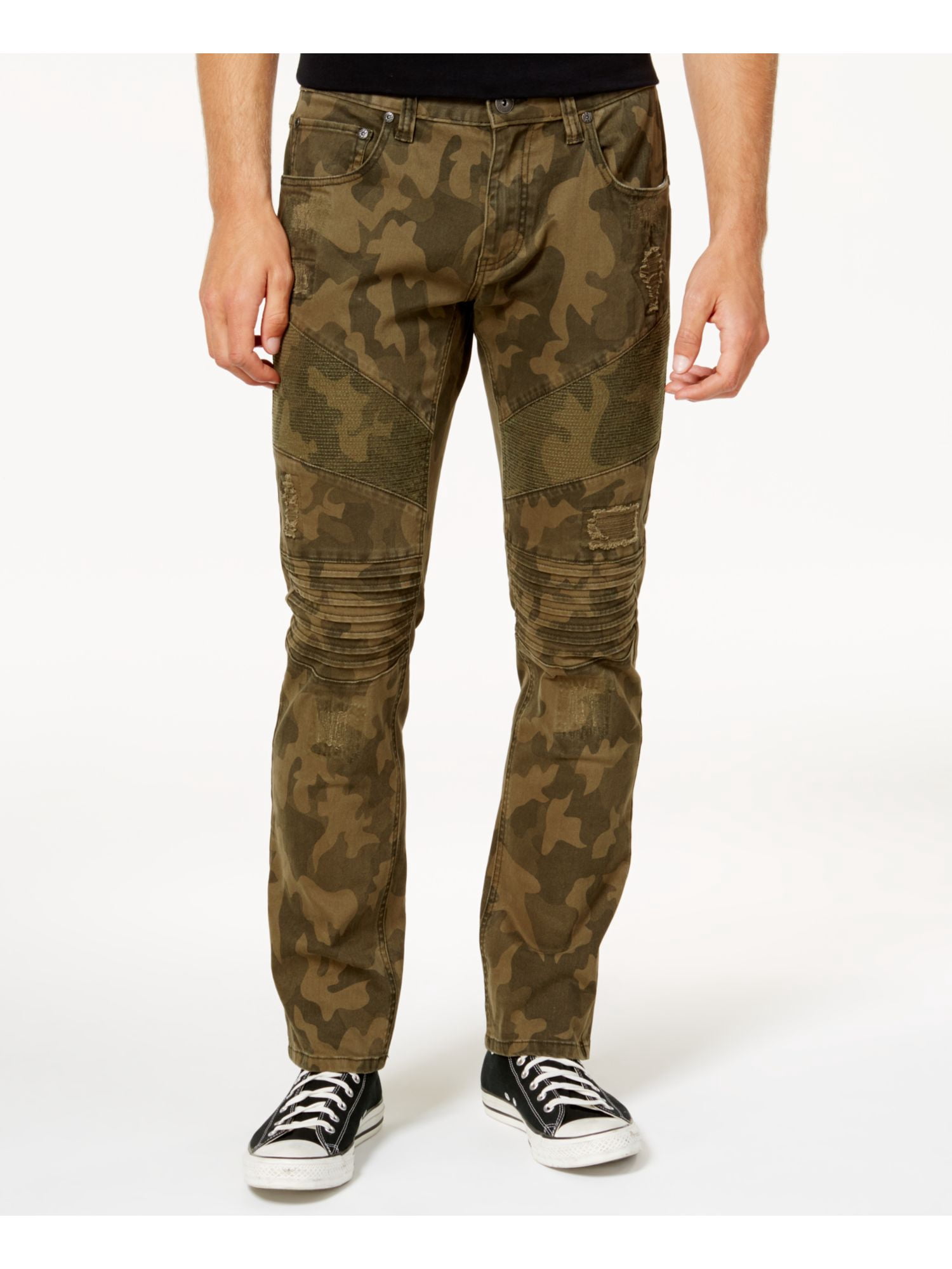 INC Mens Green Straight Leg Stretch 