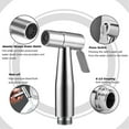 thumbnail image 2 of Bidet Sprayer Toilet Handheld Bathroom Hand Bidet faucet Stainless Steel, 2 of 10