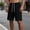 Black, variant on KeShDi Plus Size Jeans Shorts Mens Shorts Gym Shorts Summer Denim Shorts Men's Summer Style Loose Straight Tube Black L
