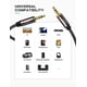thumbnail image 2 of Cable auxiliar VIOY, carcasa de cobre, sonido Hi-Fi, 3,5 mm, macho a macho, 15 m, 2 of 8