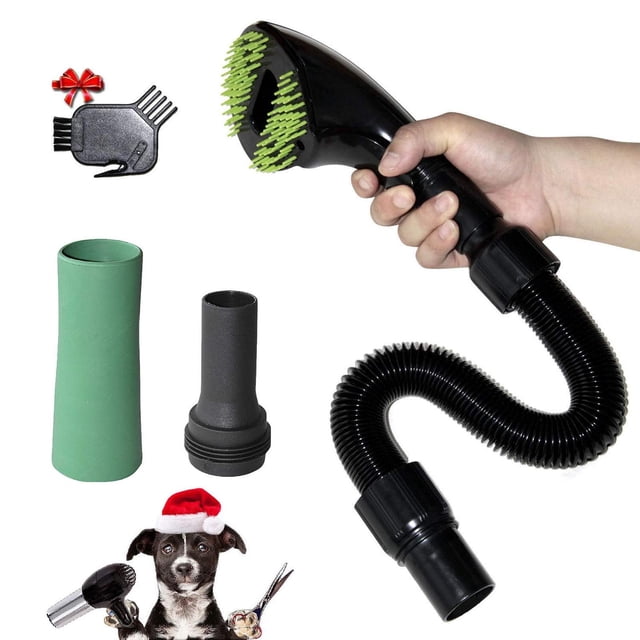 Cepillo de Aseo al Vacío Gforest Negro con Kit de Herramientas para Mascotas