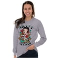 thumbnail image 3 of Betty Boop Sweet Strong Anchor Tattoo Women Plus Size Long Sleeve Tee Brisco Brands 2X, 3 of 5