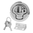 thumbnail image 1 of Round Pull Door Lock,Zinc Alloy Car Hatch Door Hatch Lock RV Refitting Built to Last, 1 of 8