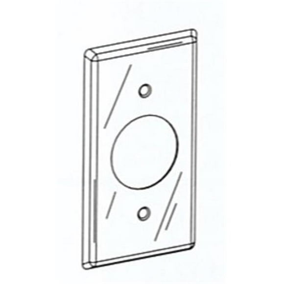 Single Receptacle Handy Box Cover